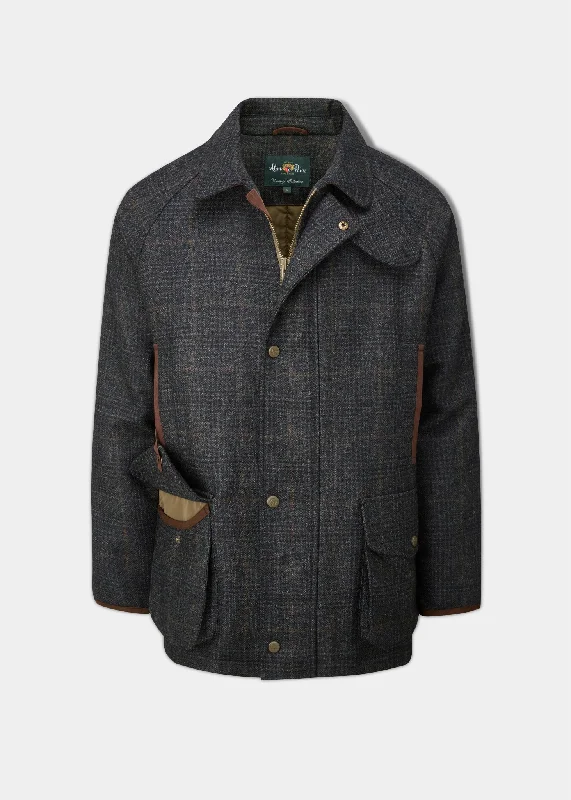 Men coats with a soft fleece interior for extra warmth and comfortMen Down Jacket with Inner Pockets for Storing ValuablesSurrey Waterproof Tweed Coat In Green Check - Shooting Fit Men coats with a soft fleece interior for extra warmth and comfortMen Down Jacket with Inner Pockets for Storing ValuablesSurrey Waterproof Tweed Coat In Green Check - Shooting Fit
