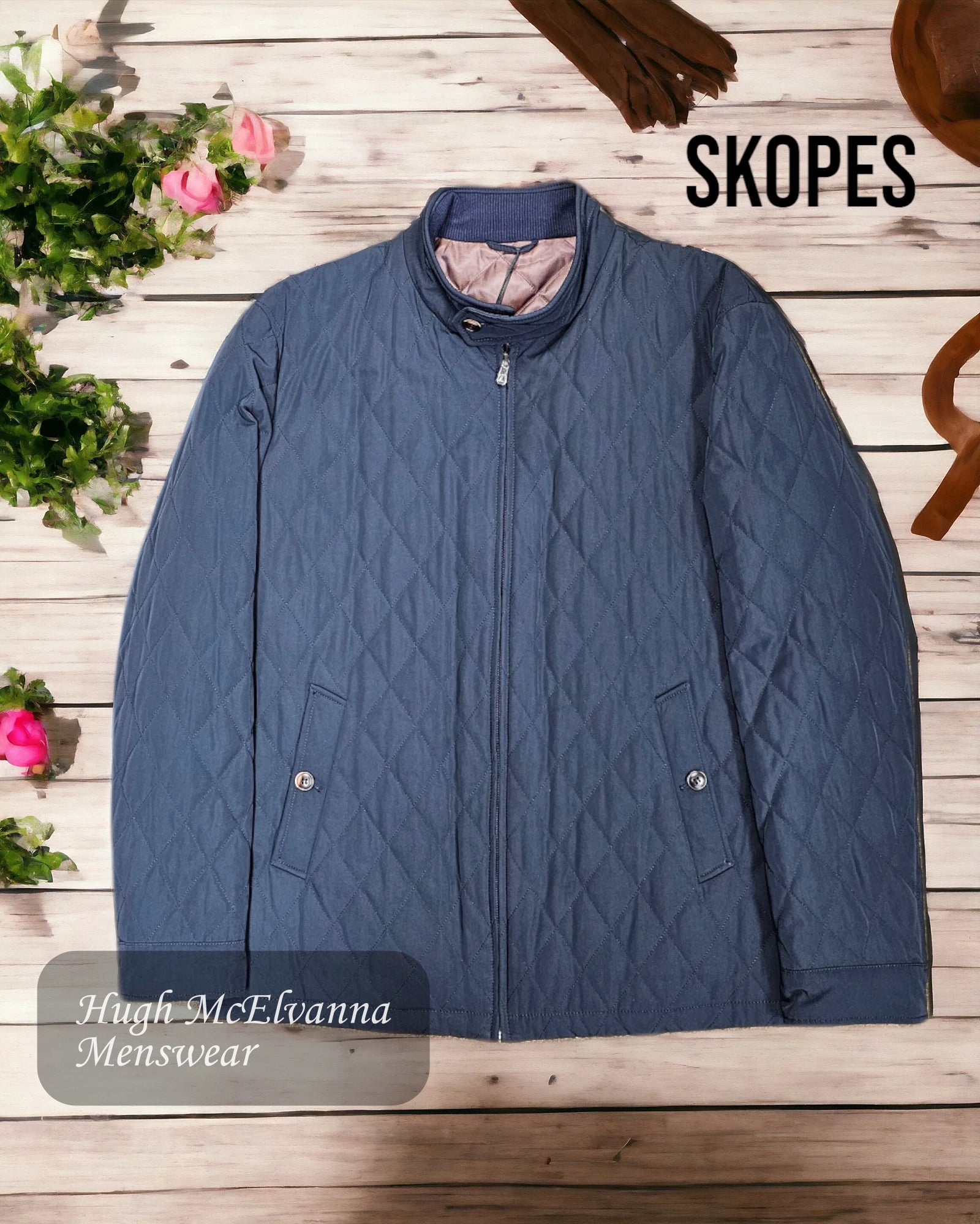 Stylish men coats with a double - breasted design for a formal lookUltra - Lightweight Men Down Jacket for Easy Packing and Travel'UPTON' Navy Casual Coat by Skopes Style MM5561 Stylish men coats with a double - breasted design for a formal lookUltra - Lightweight Men Down Jacket for Easy Packing and Travel'UPTON' Navy Casual Coat by Skopes Style MM5561