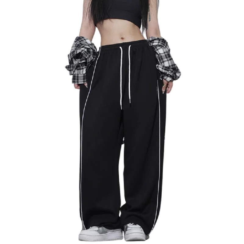 Women's Street Mask Embroidered Sweatpants