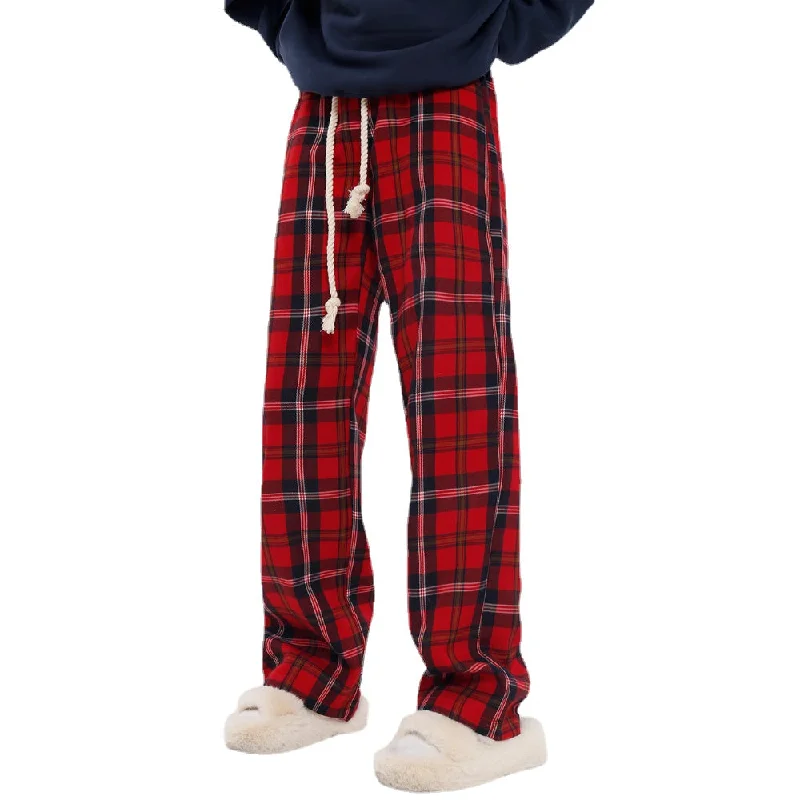 Women's Vintage Plaid Sweatpants