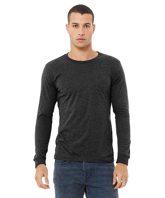 Men's long sleeve slim fit button - down shirts for business meetingsPique - Fabric Men Polo for a Textured and Classic Look3501CVC - Bella + Canvas Unisex CVC Jersey Long-Sleeve T-Shirt | Dark Grey Heather Men's long sleeve slim fit button - down shirts for business meetingsPique - Fabric Men Polo for a Textured and Classic Look3501CVC - Bella + Canvas Unisex CVC Jersey Long-Sleeve T-Shirt | Dark Grey Heather