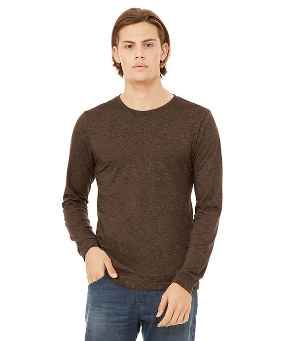 Men's breathable long sleeve mesh shirts for intense workoutsMen Polo with a Hidden Button Placket for a Neat and Tidy Look3501CVC - Bella + Canvas Unisex CVC Jersey Long-Sleeve T-Shirt | Heather Brown Men's breathable long sleeve mesh shirts for intense workoutsMen Polo with a Hidden Button Placket for a Neat and Tidy Look3501CVC - Bella + Canvas Unisex CVC Jersey Long-Sleeve T-Shirt | Heather Brown