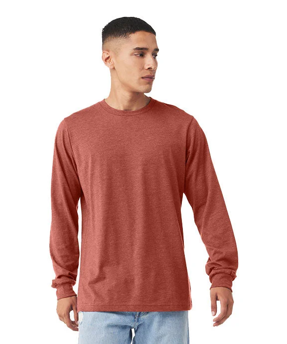 Men's oversized long sleeve graphic tees for a trendy streetwear lookMen Polo with a Performance - Fabric for All - Day Comfort3501CVC - Bella + Canvas Unisex CVC Jersey Long-Sleeve T-Shirt | Heather Clay Men's oversized long sleeve graphic tees for a trendy streetwear lookMen Polo with a Performance - Fabric for All - Day Comfort3501CVC - Bella + Canvas Unisex CVC Jersey Long-Sleeve T-Shirt | Heather Clay