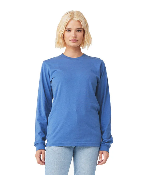 Men's long sleeve thermal shirts with thumbholes for extra warmthMen Polo with a Recycled - Material Option for an Eco - Friendly Choice3501CVC - Bella + Canvas Unisex CVC Jersey Long-Sleeve T-Shirt | Heather Columbia Blue Men's long sleeve thermal shirts with thumbholes for extra warmthMen Polo with a Recycled - Material Option for an Eco - Friendly Choice3501CVC - Bella + Canvas Unisex CVC Jersey Long-Sleeve T-Shirt | Heather Columbia Blue