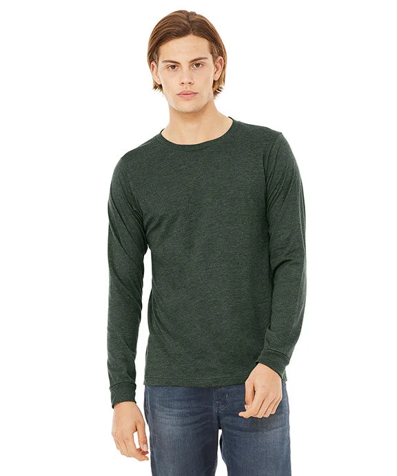 Men's long sleeve fleece - lined shirts for extreme cold weatherMen Polo with a Ribbed Cuff for a Neat and Tidy Finish3501CVC - Bella + Canvas Unisex CVC Jersey Long-Sleeve T-Shirt | Heather Forest Men's long sleeve fleece - lined shirts for extreme cold weatherMen Polo with a Ribbed Cuff for a Neat and Tidy Finish3501CVC - Bella + Canvas Unisex CVC Jersey Long-Sleeve T-Shirt | Heather Forest