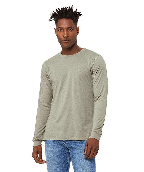 Men's long sleeve polo shirts with a contrast placket for added styleMen Polo with a Button - Down Collar for a Preppy and Stylish Vibe3501CVC - Bella + Canvas Unisex CVC Jersey Long-Sleeve T-Shirt | Heather Stone Men's long sleeve polo shirts with a contrast placket for added styleMen Polo with a Button - Down Collar for a Preppy and Stylish Vibe3501CVC - Bella + Canvas Unisex CVC Jersey Long-Sleeve T-Shirt | Heather Stone