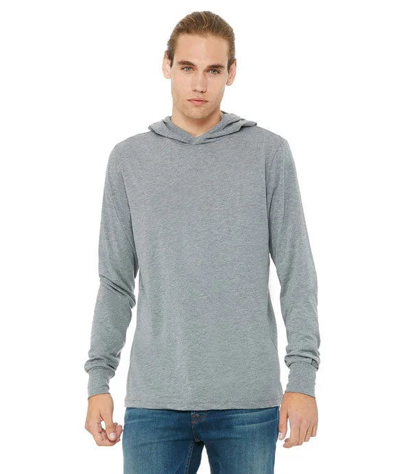 Men's long sleeve military - style utility shirts with multiple pocketsMen Polo with a Vintage - Inspired Design for a Nostalgic Look3512 - Bella + Canvas Unisex Jersey Long-Sleeve Hooded T-Shirt | Grey Triblend Men's long sleeve military - style utility shirts with multiple pocketsMen Polo with a Vintage - Inspired Design for a Nostalgic Look3512 - Bella + Canvas Unisex Jersey Long-Sleeve Hooded T-Shirt | Grey Triblend