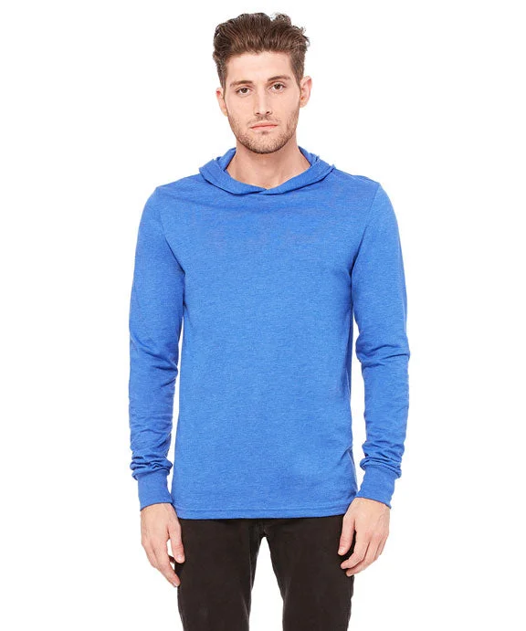 Men's waterproof long sleeve rain shirts for outdoor hiking in the rainMen Polo with a UV - Protection Feature for Outdoor Sports3512 - Bella + Canvas Unisex Jersey Long-Sleeve Hooded T-Shirt | Heather True Royal Men's waterproof long sleeve rain shirts for outdoor hiking in the rainMen Polo with a UV - Protection Feature for Outdoor Sports3512 - Bella + Canvas Unisex Jersey Long-Sleeve Hooded T-Shirt | Heather True Royal