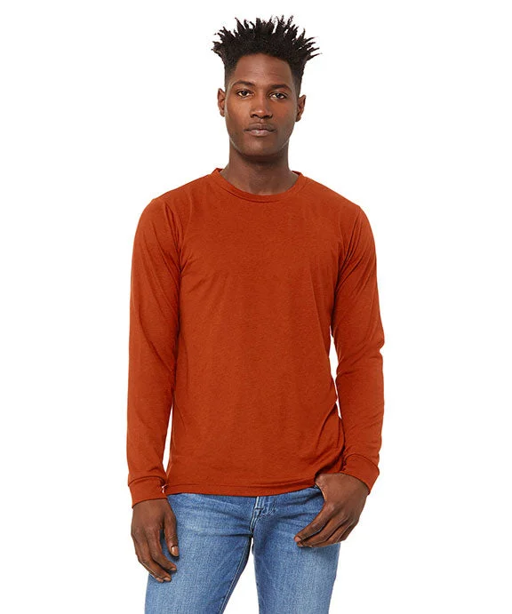 Men's long sleeve turtleneck sweaters in cashmere for a luxurious feelMen Polo with a Printed Pattern for a Stylish and Unique Look3513 - Bella + Canvas Unisex Triblend Long-Sleeve T-Shirt | Brick Triblend Men's long sleeve turtleneck sweaters in cashmere for a luxurious feelMen Polo with a Printed Pattern for a Stylish and Unique Look3513 - Bella + Canvas Unisex Triblend Long-Sleeve T-Shirt | Brick Triblend