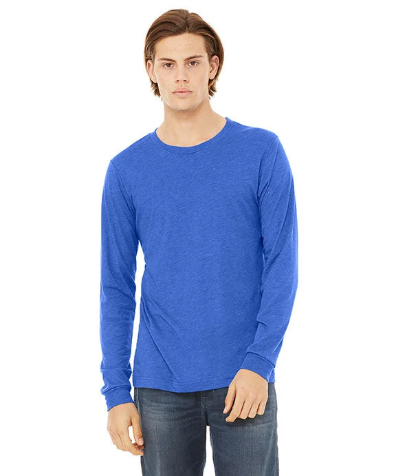 Men's waterproof long sleeve rain shirts for outdoor hiking in the rainMen Polo with a UV - Protection Feature for Outdoor Sports3513 - Bella + Canvas Unisex Triblend Long-Sleeve T-Shirt | True Royal Triblend Men's waterproof long sleeve rain shirts for outdoor hiking in the rainMen Polo with a UV - Protection Feature for Outdoor Sports3513 - Bella + Canvas Unisex Triblend Long-Sleeve T-Shirt | True Royal Triblend