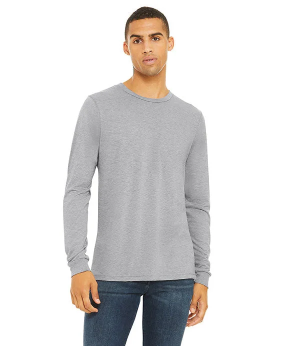 Men's long sleeve polo shirts with a contrast placket for added styleMen Polo with a Button - Down Collar for a Preppy and Stylish Vibe3513 - Bella + Canvas Unisex Triblend Long-Sleeve T-Shirt Men's long sleeve polo shirts with a contrast placket for added styleMen Polo with a Button - Down Collar for a Preppy and Stylish Vibe3513 - Bella + Canvas Unisex Triblend Long-Sleeve T-Shirt