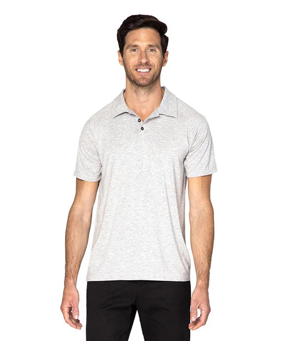 Men's button - down spread collar polo shirts for business casualMen Polo with a Printed Pattern for a Stylish and Unique Look382PL - Threadfast Apparel Unisex Impact Polo Shirt | Heather Grey Men's button - down spread collar polo shirts for business casualMen Polo with a Printed Pattern for a Stylish and Unique Look382PL - Threadfast Apparel Unisex Impact Polo Shirt | Heather Grey