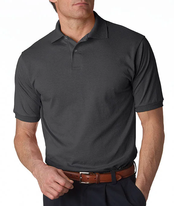 Men's slim fit short sleeve polo shirts with contrast collarsPique - Fabric Men Polo for a Textured and Classic Look437 - Jerzees Adult SpotShield™ Jersey Polo Shirt | Charcoal Men's slim fit short sleeve polo shirts with contrast collarsPique - Fabric Men Polo for a Textured and Classic Look437 - Jerzees Adult SpotShield™ Jersey Polo Shirt | Charcoal