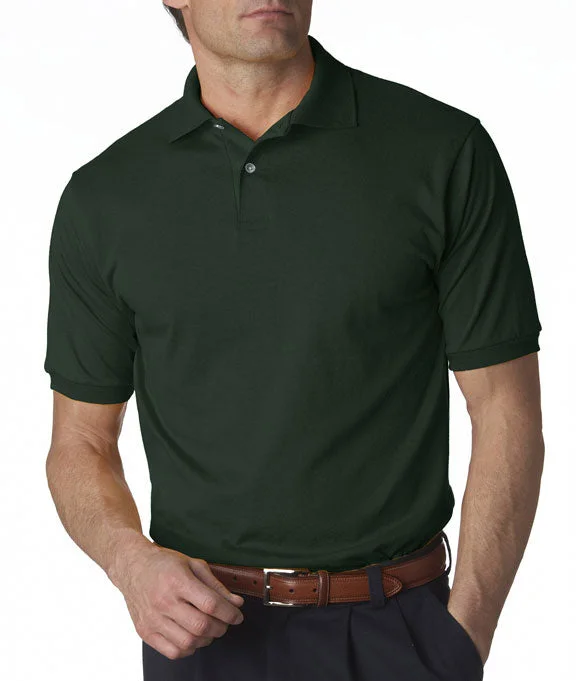 Men's formal - style silk blend polo shirts for special occasionsMen Polo with a Hidden Button Placket for a Neat and Tidy Look437 - Jerzees Adult SpotShield™ Jersey Polo Shirt | Forest Green Men's formal - style silk blend polo shirts for special occasionsMen Polo with a Hidden Button Placket for a Neat and Tidy Look437 - Jerzees Adult SpotShield™ Jersey Polo Shirt | Forest Green