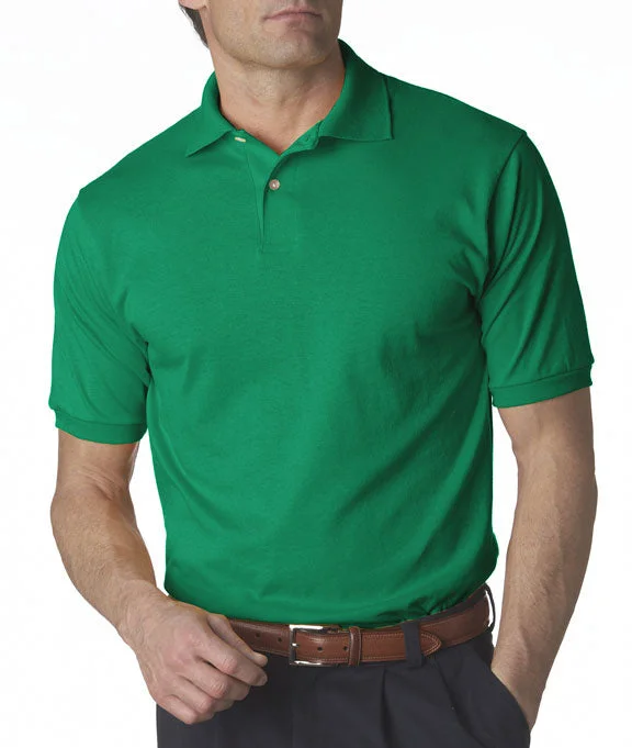 Men's ribbed cuffs and hem polo shirts for a textured lookMen Polo with a Recycled - Material Option for an Eco - Friendly Choice437 - Jerzees Adult SpotShield™ Jersey Polo Shirt | Kelly Men's ribbed cuffs and hem polo shirts for a textured lookMen Polo with a Recycled - Material Option for an Eco - Friendly Choice437 - Jerzees Adult SpotShield™ Jersey Polo Shirt | Kelly