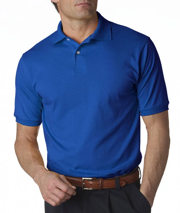 Men's vintage - inspired retro polo shirts with unique patternsMen Polo with a Vent at the Sides for Better Breathability437 - Jerzees Adult SpotShield™ Jersey Polo Shirt | Royal Men's vintage - inspired retro polo shirts with unique patternsMen Polo with a Vent at the Sides for Better Breathability437 - Jerzees Adult SpotShield™ Jersey Polo Shirt | Royal