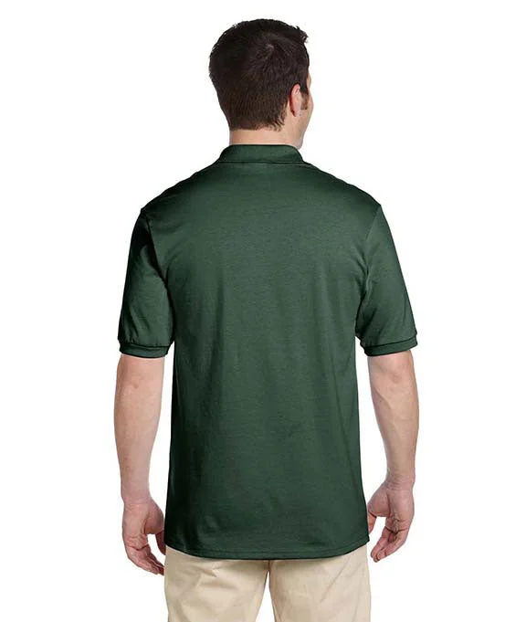 Men's long sleeve classic fit polo shirts with embroidered logosTwo - Button Men Polo with a Traditional and Stylish Design437 - Jerzees Adult SpotShield™ Jersey Polo Shirt Men's long sleeve classic fit polo shirts with embroidered logosTwo - Button Men Polo with a Traditional and Stylish Design437 - Jerzees Adult SpotShield™ Jersey Polo Shirt