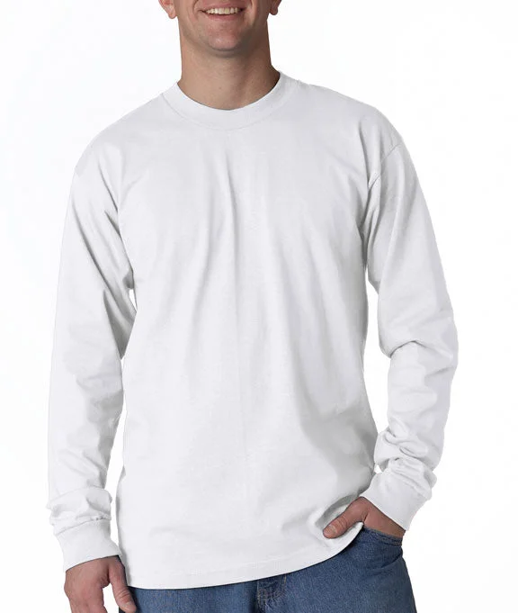 Men's moisture wicking long sleeve athletic shirts for running marathonsThree - Button Men Polo for a More Formal and Sophisticated Look5060 - Bayside Adult Long-Sleeve T-Shirt | White Men's moisture wicking long sleeve athletic shirts for running marathonsThree - Button Men Polo for a More Formal and Sophisticated Look5060 - Bayside Adult Long-Sleeve T-Shirt | White