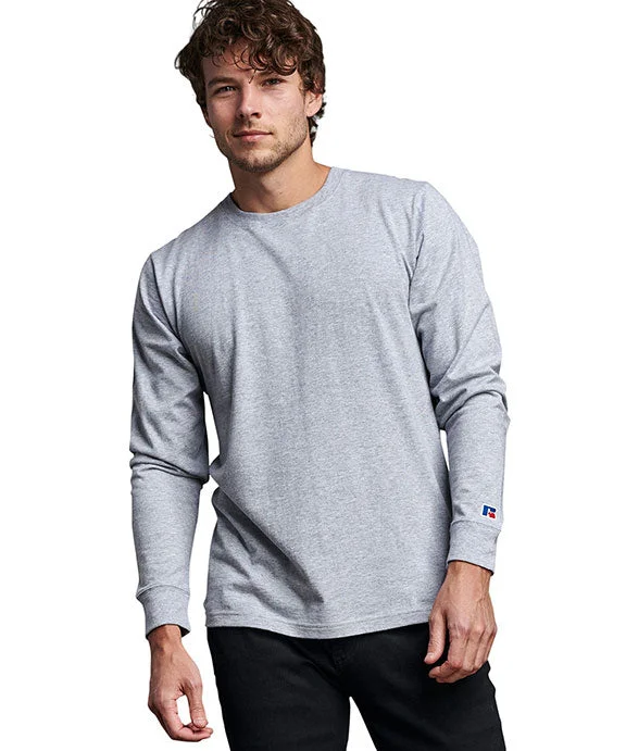 Men's button - front long sleeve Henley shirts with a casual charmMen Polo with a Slim - Fit Design for a Modern and Sleek Look600LRUS - Russell Athletic Unisex Cotton Classic Long-Sleeve T-Shirt | Athletic Heather Men's button - front long sleeve Henley shirts with a casual charmMen Polo with a Slim - Fit Design for a Modern and Sleek Look600LRUS - Russell Athletic Unisex Cotton Classic Long-Sleeve T-Shirt | Athletic Heather