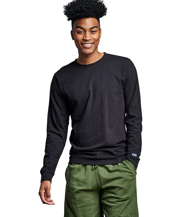 Men's long sleeve fleece - lined shirts for extreme cold weatherMen Polo with a Ribbed Cuff for a Neat and Tidy Finish600LRUS - Russell Athletic Unisex Cotton Classic Long-Sleeve T-Shirt | Black Ink Men's long sleeve fleece - lined shirts for extreme cold weatherMen Polo with a Ribbed Cuff for a Neat and Tidy Finish600LRUS - Russell Athletic Unisex Cotton Classic Long-Sleeve T-Shirt | Black Ink