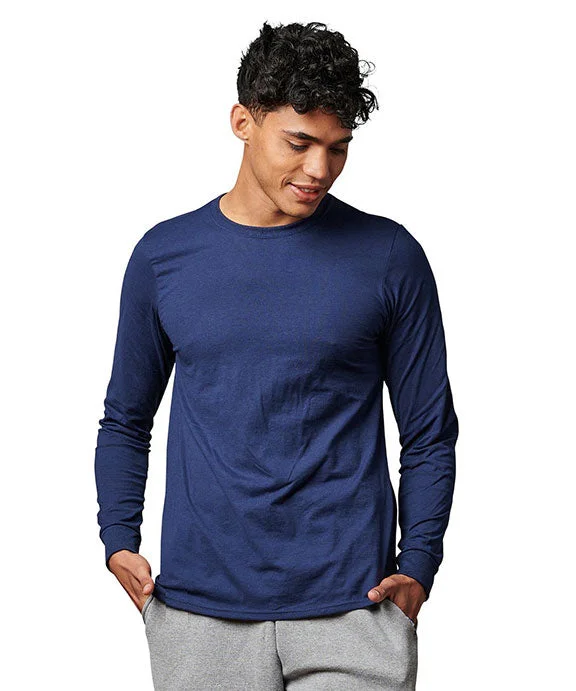 Men's anti - wrinkle long sleeve travel shirts for hassle - free tripsMen Polo with a Vent at the Sides for Better Breathability600LRUS - Russell Athletic Unisex Cotton Classic Long-Sleeve T-Shirt | Navy Men's anti - wrinkle long sleeve travel shirts for hassle - free tripsMen Polo with a Vent at the Sides for Better Breathability600LRUS - Russell Athletic Unisex Cotton Classic Long-Sleeve T-Shirt | Navy