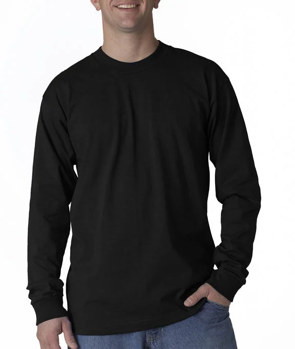 Men's long sleeve flannel plaid shirts with a classic rustic lookTwo - Button Men Polo with a Traditional and Stylish Design6100 - Bayside Adult Long-Sleeve T-Shirt | Black Men's long sleeve flannel plaid shirts with a classic rustic lookTwo - Button Men Polo with a Traditional and Stylish Design6100 - Bayside Adult Long-Sleeve T-Shirt | Black