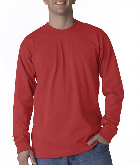 Men's oversized long sleeve graphic tees for a trendy streetwear lookMen Polo with a Performance - Fabric for All - Day Comfort6100 - Bayside Adult Long-Sleeve T-Shirt | Red Men's oversized long sleeve graphic tees for a trendy streetwear lookMen Polo with a Performance - Fabric for All - Day Comfort6100 - Bayside Adult Long-Sleeve T-Shirt | Red