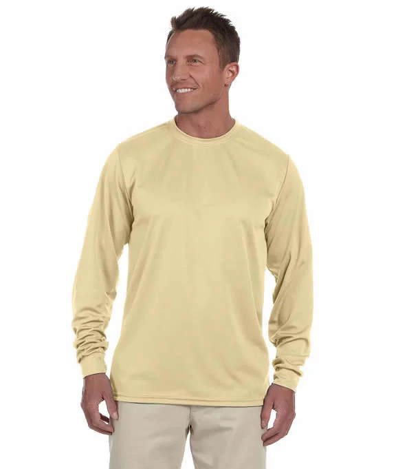 Men's long sleeve dress shirts with French cuffs for formal eventsCollar - Stand Men Polo for a Neat and Tidy Appearance788 - Augusta Sportswear 100% Polyester Moisture Wicking Long-Sleeve T-Shirt | Vegas Gold Men's long sleeve dress shirts with French cuffs for formal eventsCollar - Stand Men Polo for a Neat and Tidy Appearance788 - Augusta Sportswear 100% Polyester Moisture Wicking Long-Sleeve T-Shirt | Vegas Gold