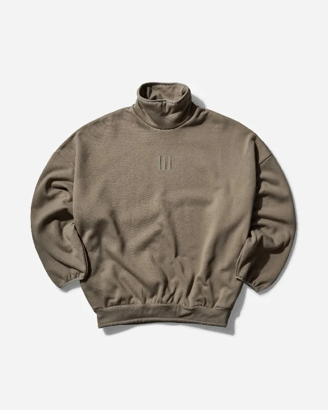 Men sweatshirt with a high - neck for added stylePuffer - Style Men Sweatshirt for Added Warmth and StyleMen's Fear of God Athletics Mock Neck Sweatshirt Clay Men sweatshirt with a high - neck for added stylePuffer - Style Men Sweatshirt for Added Warmth and StyleMen's Fear of God Athletics Mock Neck Sweatshirt Clay