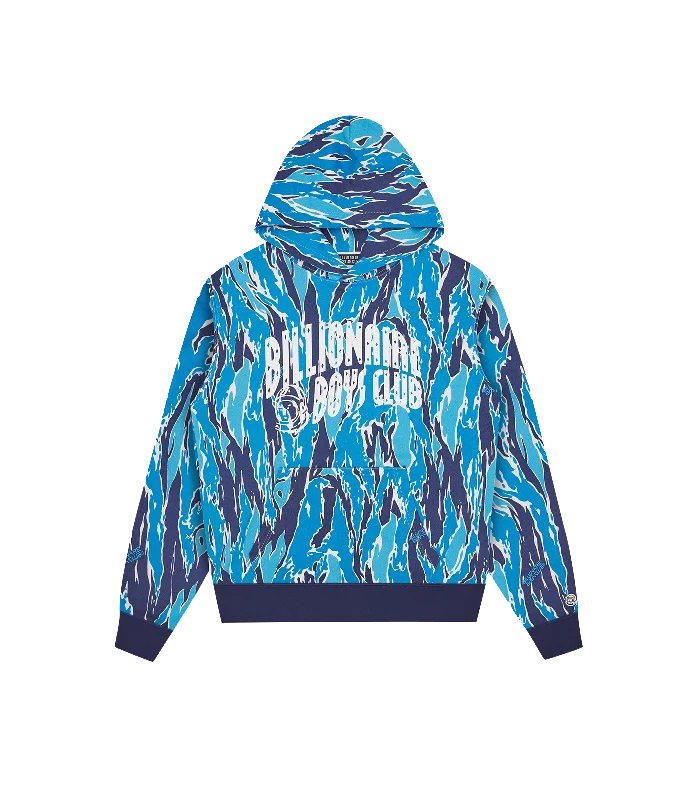 Luxury men hoodie made from cashmere - blend materialMesh - Lined Men Hoodie for Breathability during WorkoutsARCH LOGO CAMO POPOVER HOOD - BLUE Luxury men hoodie made from cashmere - blend materialMesh - Lined Men Hoodie for Breathability during WorkoutsARCH LOGO CAMO POPOVER HOOD - BLUE