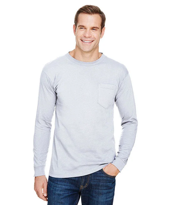 Men's waterproof long sleeve rain shirts for outdoor hiking in the rainMen Polo with a UV - Protection Feature for Outdoor SportsBA3055 - Bayside Unisex Union-Made Long-Sleeve Pocket Crew T-Shirt | Ash Men's waterproof long sleeve rain shirts for outdoor hiking in the rainMen Polo with a UV - Protection Feature for Outdoor SportsBA3055 - Bayside Unisex Union-Made Long-Sleeve Pocket Crew T-Shirt | Ash