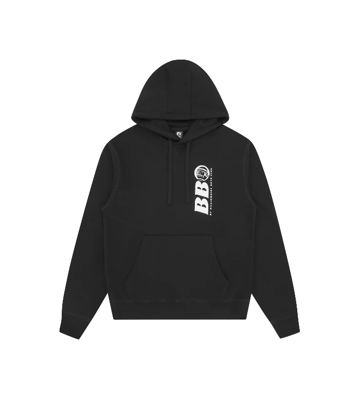 Men hoodie with a kangaroo pocket and ribbed cuffsSleeveless Men Hoodie for a Sporty and Edgy StyleBB ASTRO REPEAT LOGO POPOVER HOOD - BLACK Men hoodie with a kangaroo pocket and ribbed cuffsSleeveless Men Hoodie for a Sporty and Edgy StyleBB ASTRO REPEAT LOGO POPOVER HOOD - BLACK