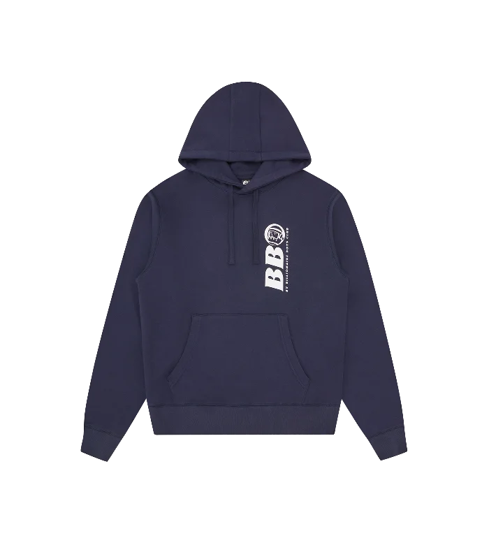 Men hoodie with a drawstring hood and adjustable hemRaglan - Sleeve Men Hoodie for Better Arm MovementBB ASTRO REPEAT LOGO POPOVER HOOD - NAVY Men hoodie with a drawstring hood and adjustable hemRaglan - Sleeve Men Hoodie for Better Arm MovementBB ASTRO REPEAT LOGO POPOVER HOOD - NAVY