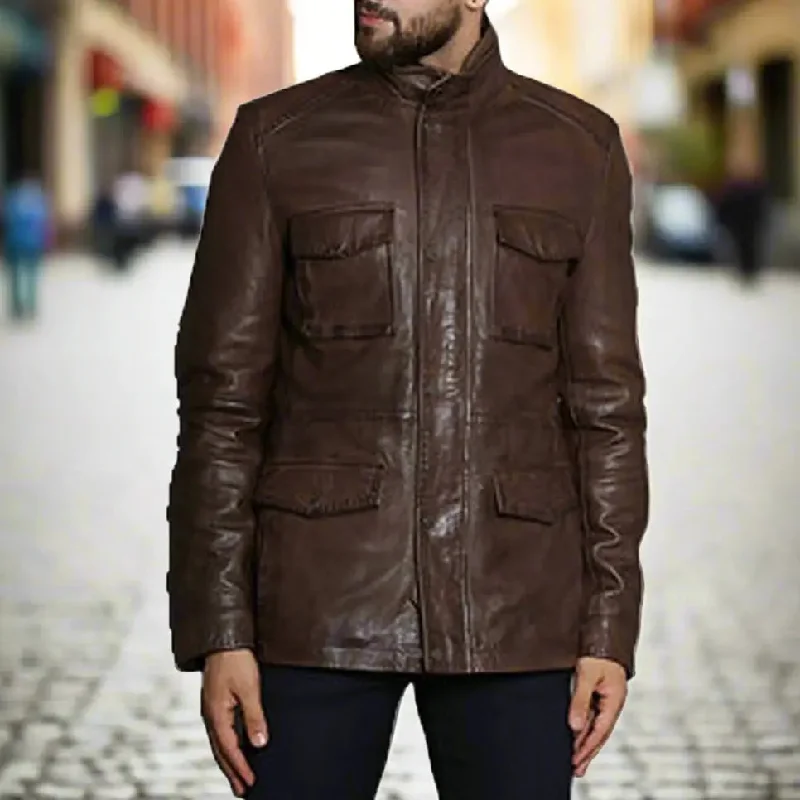 Men leather raincoats with a waterproof membrane for staying dry in wet conditionsHerringbone - Patterned Men Coat for a Textured and Stylish AppearanceBOL Men's Bradley Jacket Men leather raincoats with a waterproof membrane for staying dry in wet conditionsHerringbone - Patterned Men Coat for a Textured and Stylish AppearanceBOL Men's Bradley Jacket