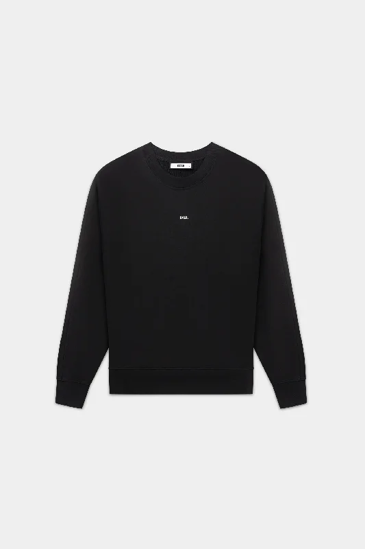 Organic cotton men sweatshirt for eco - conscious buyersZip - Front Men Sweatshirt for Easy On - and - OffBrand Box Fit Crewneck Jet Black Organic cotton men sweatshirt for eco - conscious buyersZip - Front Men Sweatshirt for Easy On - and - OffBrand Box Fit Crewneck Jet Black