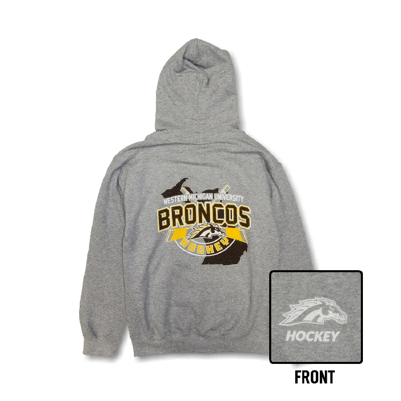 Water - resistant men hoodie for rainy daysTwo - Tone Men Hoodie with a Contrasting DesignBroncos Hockey Hoodie Water - resistant men hoodie for rainy daysTwo - Tone Men Hoodie with a Contrasting DesignBroncos Hockey Hoodie