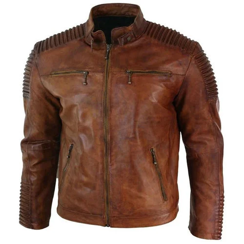 Men leather driving jackets with a suede interior for a luxurious and comfortable touchOvercoat - Length Men Coat for a Dramatic and Stylish LookCafe racer distressed jacket with piping Men leather driving jackets with a suede interior for a luxurious and comfortable touchOvercoat - Length Men Coat for a Dramatic and Stylish LookCafe racer distressed jacket with piping