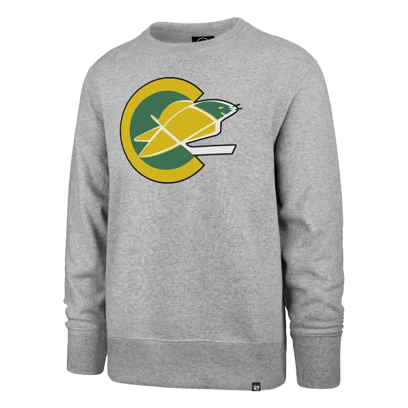 Zip - up men sweatshirt for easy on - and - offOrganic Cotton Men Sweatshirt for an Eco - Friendly ChoiceCALIFORNIA GOLDEN SEALS VINTAGE IMPRINT '47 HEADLINE CREW Zip - up men sweatshirt for easy on - and - offOrganic Cotton Men Sweatshirt for an Eco - Friendly ChoiceCALIFORNIA GOLDEN SEALS VINTAGE IMPRINT '47 HEADLINE CREW