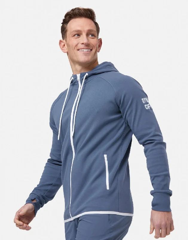 Halloween - themed men hoodie with spooky printsZip - Front and Snap - Pocket Men Hoodie for Easy AccessChill Zip Hoodie in Thunder Blue Halloween - themed men hoodie with spooky printsZip - Front and Snap - Pocket Men Hoodie for Easy AccessChill Zip Hoodie in Thunder Blue