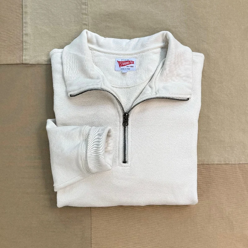 Thermal men sweatshirt for cold - weather activitiesThermal - Lined Men Sweatshirt for Extreme Cold WeatherClassic Knit Quarter Zip Pullover, Vintage White Thermal men sweatshirt for cold - weather activitiesThermal - Lined Men Sweatshirt for Extreme Cold WeatherClassic Knit Quarter Zip Pullover, Vintage White