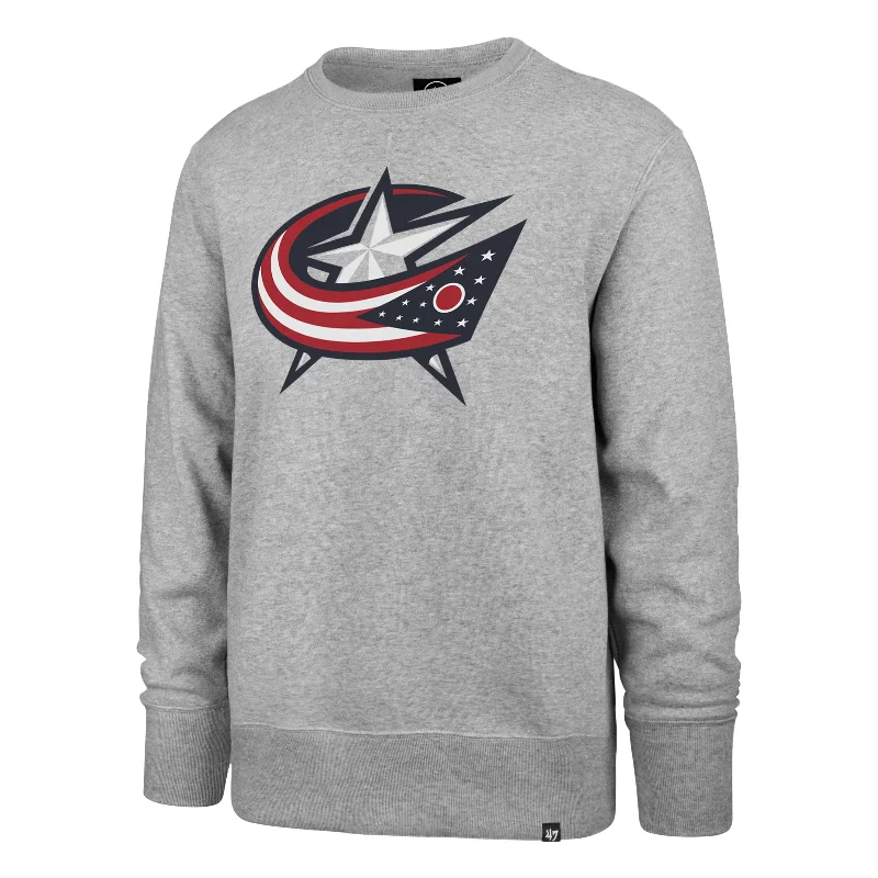 Slim - fit men sweatshirt to show off your physiqueHooded Men Sweatshirt with a Detachable Hood OptionCOLUMBUS BLUE JACKETS IMPRINT '47 HEADLINE CREW Slim - fit men sweatshirt to show off your physiqueHooded Men Sweatshirt with a Detachable Hood OptionCOLUMBUS BLUE JACKETS IMPRINT '47 HEADLINE CREW