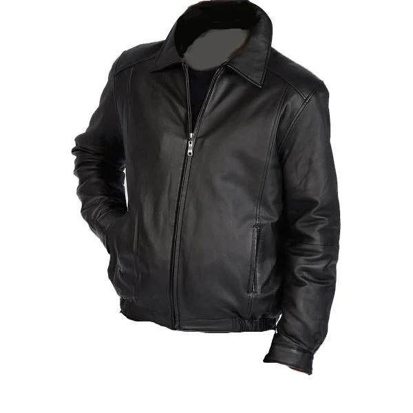 Men leather safari jackets with a breathable cotton - blend exterior for outdoor adventuresPea - Coat Men Coat with a Navy and Classic DesignBomber leather jacket with spread collars Men leather safari jackets with a breathable cotton - blend exterior for outdoor adventuresPea - Coat Men Coat with a Navy and Classic DesignBomber leather jacket with spread collars