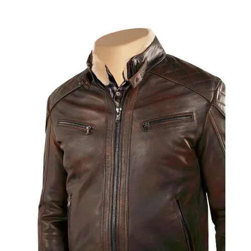 Men leather blouson jackets with a drawstring hem for a customizable fitMen Coat with a Vent at the Back for Ease of MovementDesert leather jacket Men leather blouson jackets with a drawstring hem for a customizable fitMen Coat with a Vent at the Back for Ease of MovementDesert leather jacket