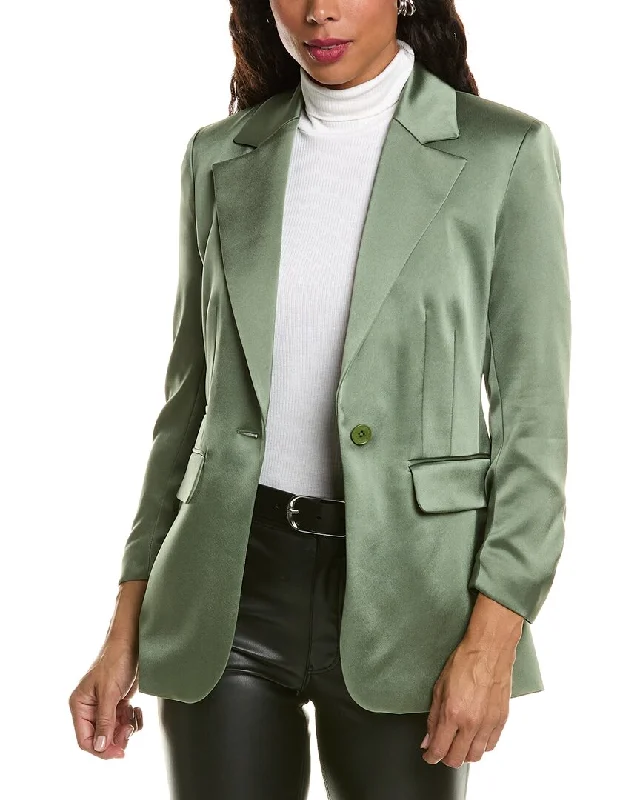 Elie Tahari Satin Blazer