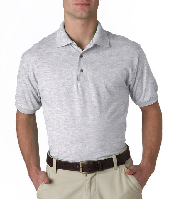 Men's ribbed cuffs and hem polo shirts for a textured lookMen Polo with a Recycled - Material Option for an Eco - Friendly ChoiceG8800 - Gildan DryBlend® Adult Jersey Polo Shirt | Ash Men's ribbed cuffs and hem polo shirts for a textured lookMen Polo with a Recycled - Material Option for an Eco - Friendly ChoiceG8800 - Gildan DryBlend® Adult Jersey Polo Shirt | Ash