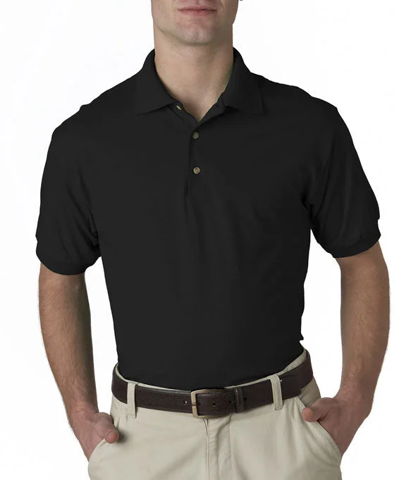 Men's high - collar polo shirts with a modern twistMen Polo with a UV - Protection Feature for Outdoor SportsG8800 - Gildan DryBlend® Adult Jersey Polo Shirt | Black
