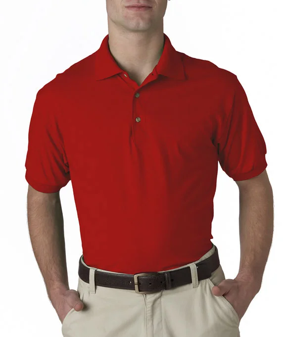 Men's plus size golf polo shirts in moisture wicking fabricEmbroidered Men Polo with a Brand Logo or DesignG8800 - Gildan DryBlend® Adult Jersey Polo Shirt | Red Men's plus size golf polo shirts in moisture wicking fabricEmbroidered Men Polo with a Brand Logo or DesignG8800 - Gildan DryBlend® Adult Jersey Polo Shirt | Red
