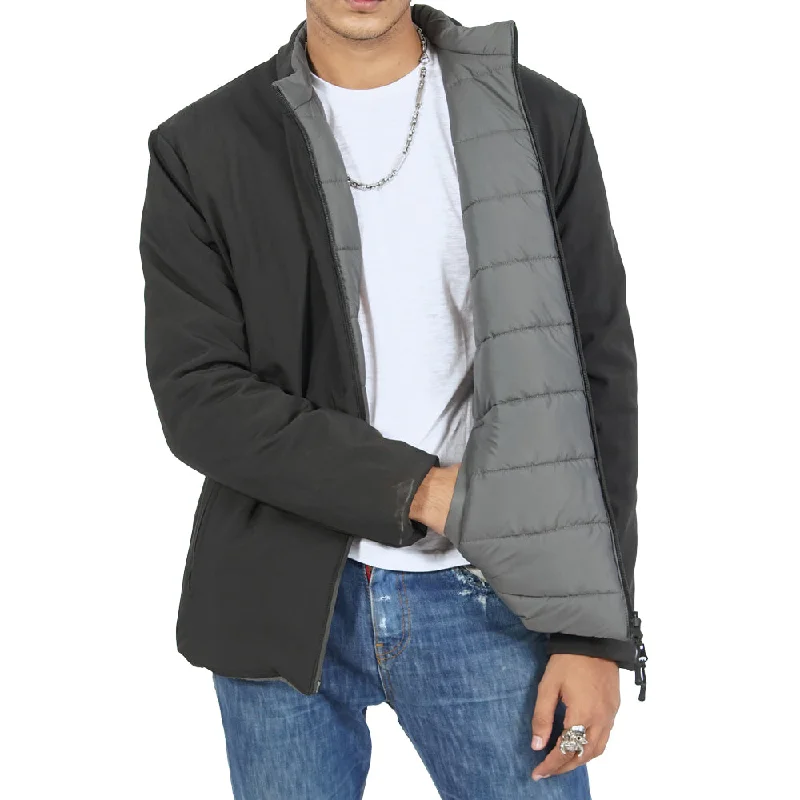 Men leather blouson jackets with a drawstring hem for a customizable fitMen Coat with a Vent at the Back for Ease of MovementHatton Reversible Bomber Jacket Men leather blouson jackets with a drawstring hem for a customizable fitMen Coat with a Vent at the Back for Ease of MovementHatton Reversible Bomber Jacket