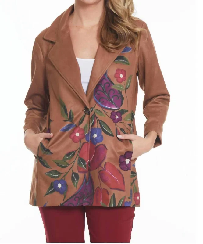 Isley Jacket In Brown