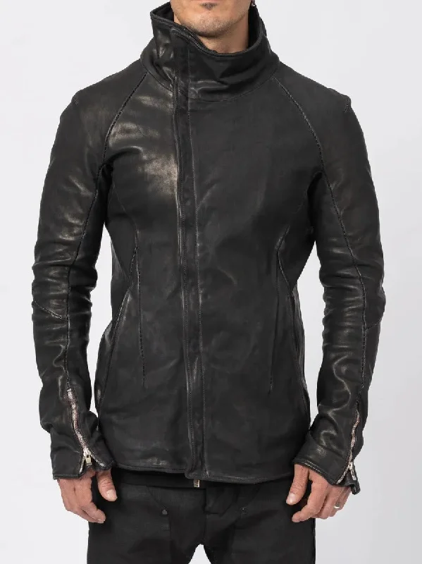 Men leather waistcoats with a decorative button - front for a formal and refined lookMen Coat with a Removable Lining for Seasonal VersatilityJACKET Men leather waistcoats with a decorative button - front for a formal and refined lookMen Coat with a Removable Lining for Seasonal VersatilityJACKET